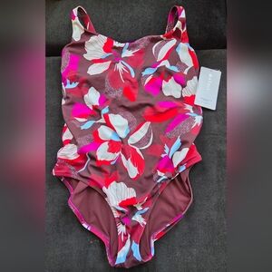 Athleta Floral One-Piece Swimsuit